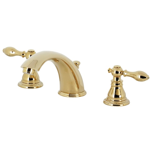 American Classic Widespread Bathroom Faucet W/Retail Pop-Up, Brass
